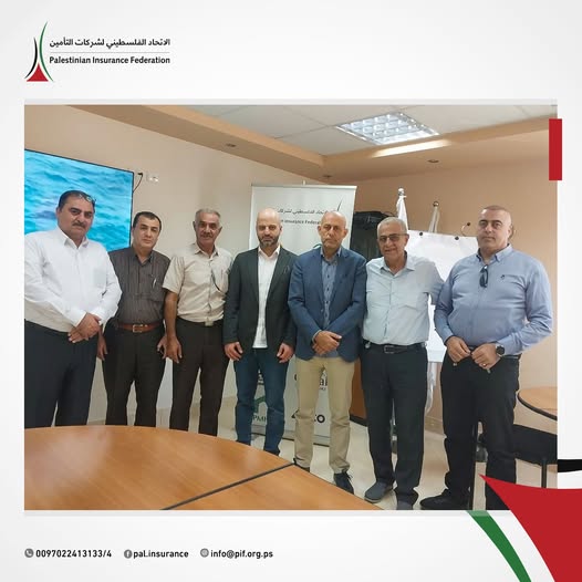مباركة نقابة الوكلاء لمجلس إدارة الاتحاد الفلسطيني لشركات التأمين الجديد 10/09/2023
