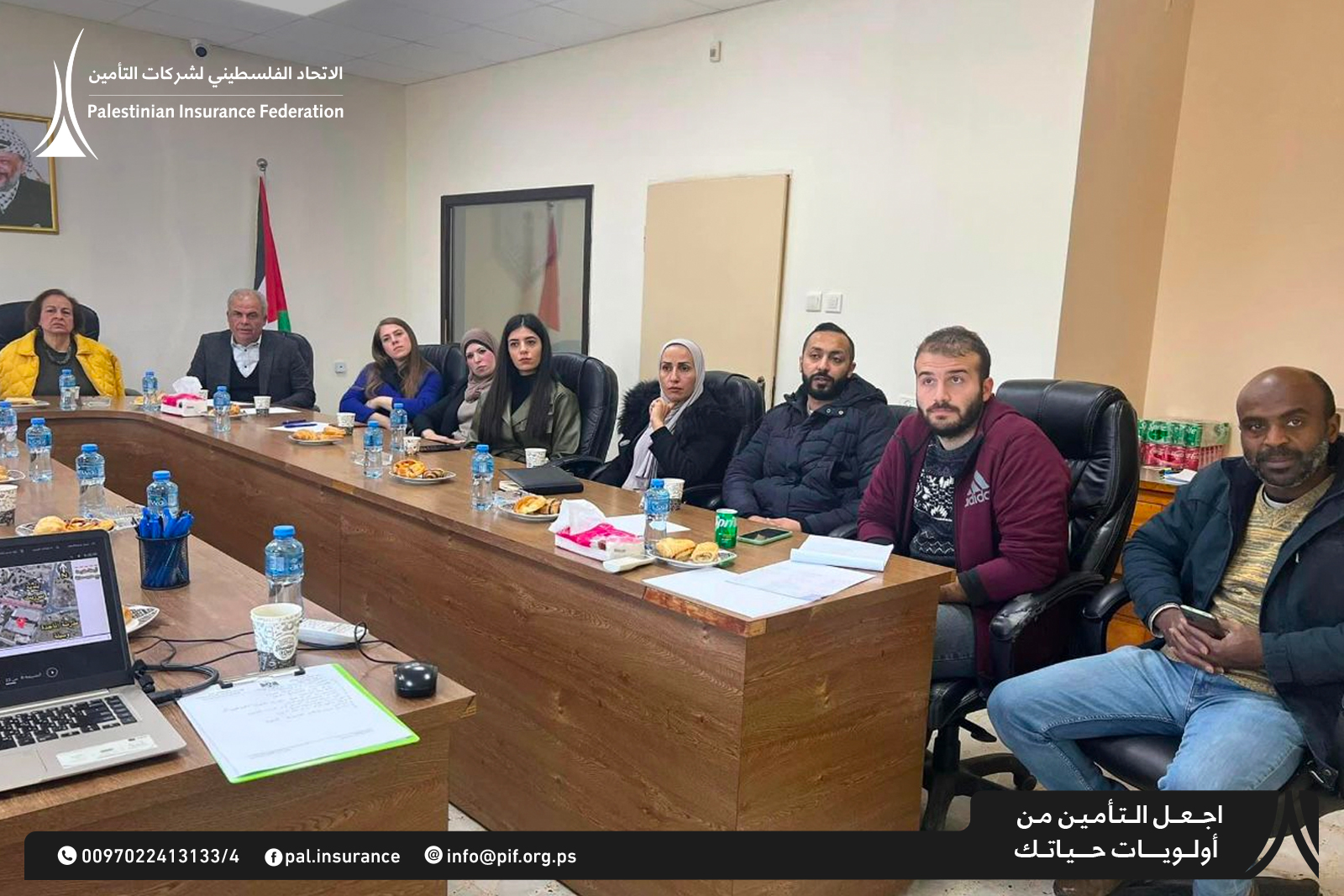 جانب من مشاركة اتحاد شركات التأمين بإحدى المبادرات المجتمعية لتنظيم قطاع النقل والمواصلات