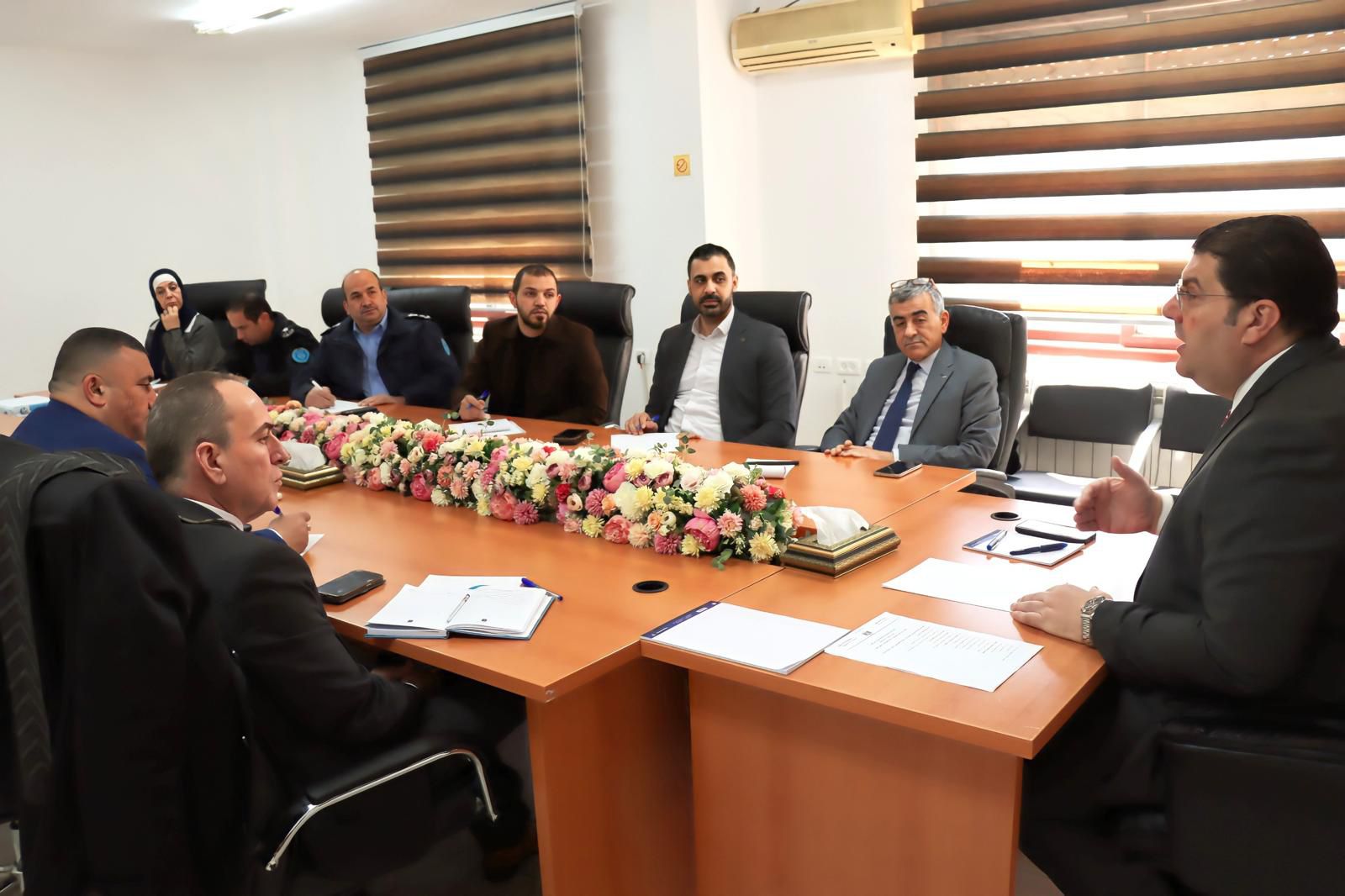 الاتحاد الفلسطيني لشركات التأمين  يشارك في اجتماع موسع لبحث معالجة 