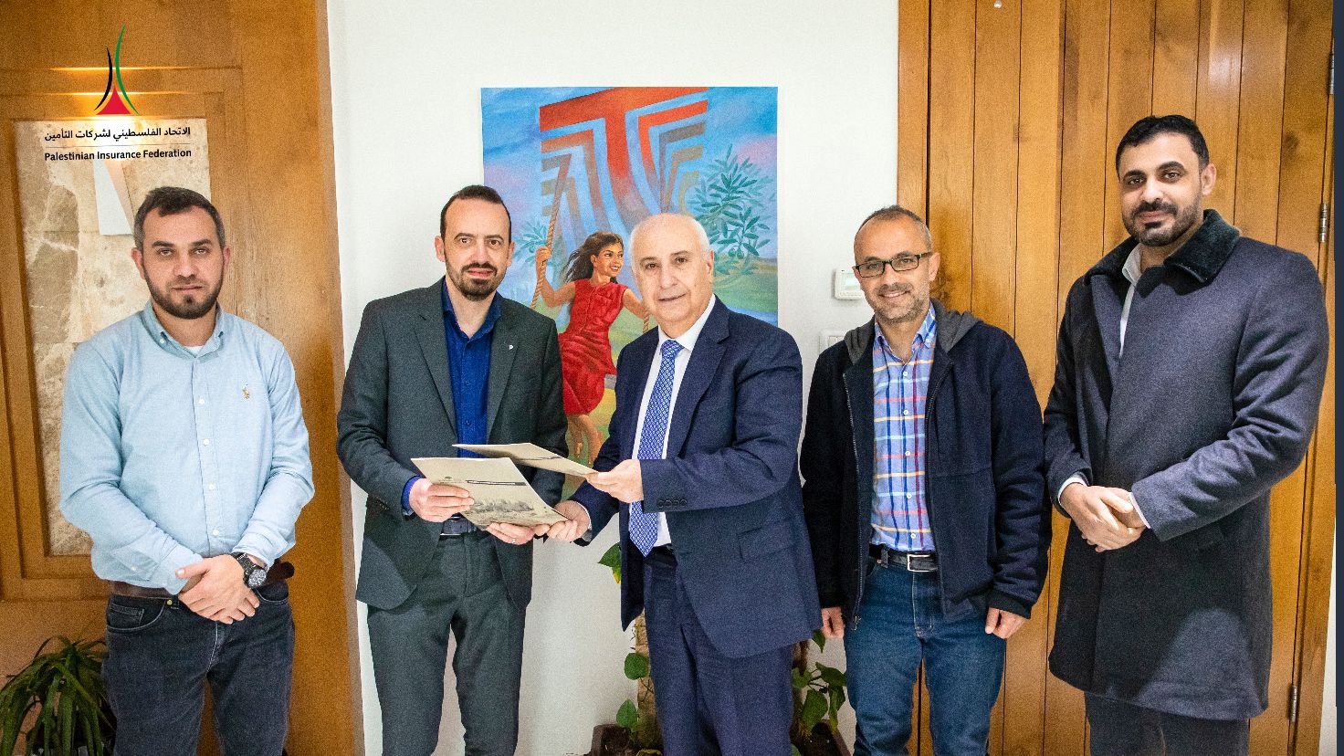 ‏The Palestinian Federation of Insurance Companies and Birzeit University Sign a Memorandum of Understanding to Enhance Academic and Training Cooperation