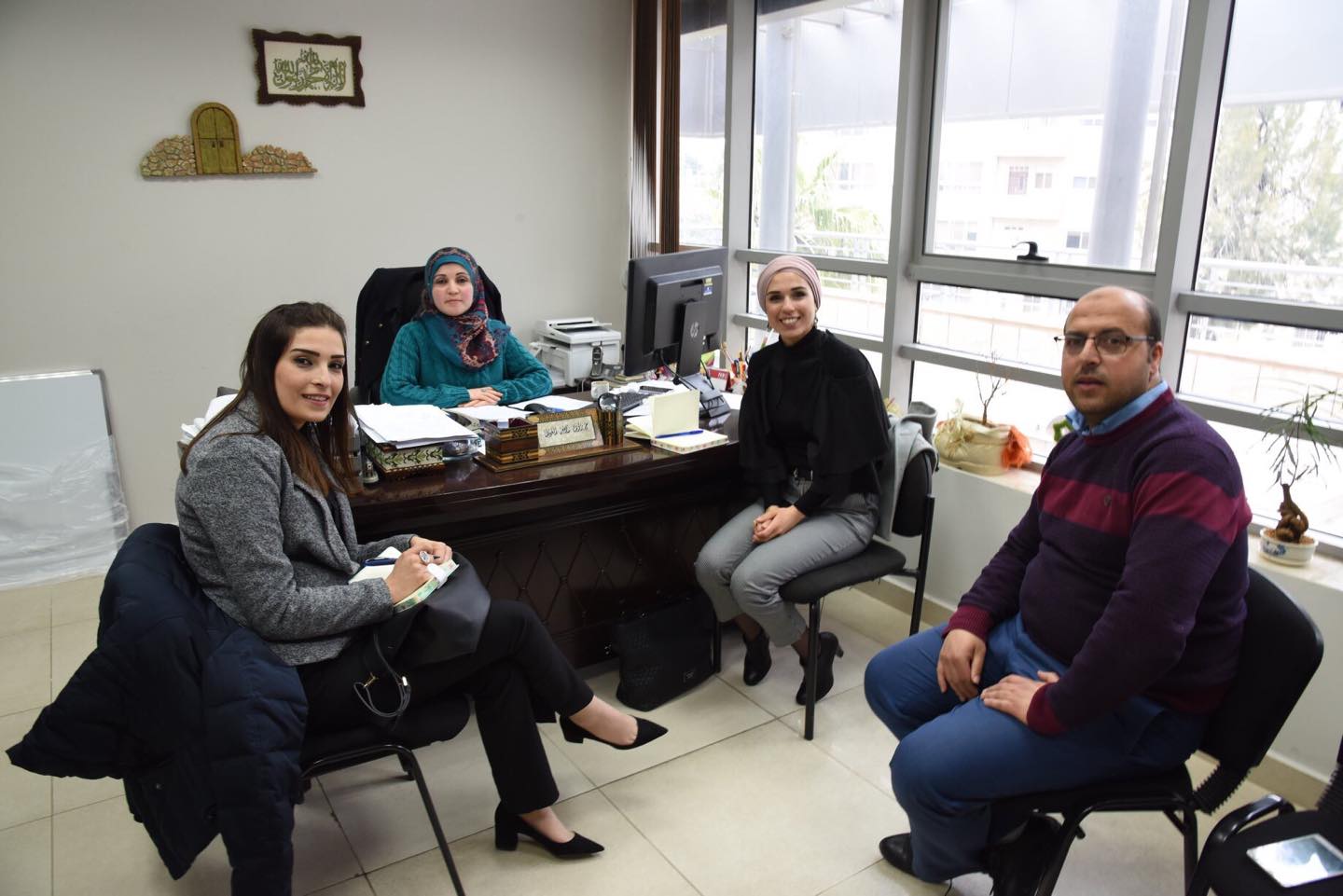 اجتماع بين الاتحاد الفلسطيني لشركات التأمين وبلدية البيرة
